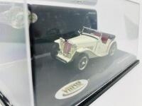 M.G.: A 1:43 scale model by Vitesse of the TC in white, Limited Edition (1,656&nbsp;pieces), in original packaging [Location: Sydney] - 3