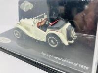 M.G.: A 1:43 scale model by Vitesse of the TC in white, Limited Edition (1,656&nbsp;pieces), in original packaging [Location: Sydney] - 4