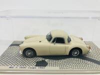 M.G.: A 1:43 scale model by Bizarre of the MGA 1600 Coupe, in original packaging [Location: Sydney]