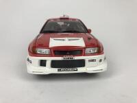 MITSUBISHI: Three 1:18 scale Mitsubishi Lancer rally cars produced by AutoArt (NB description) - 25