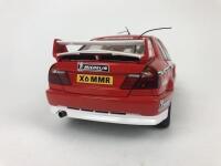 MITSUBISHI: Three 1:18 scale Mitsubishi Lancer rally cars produced by AutoArt (NB description) - 28