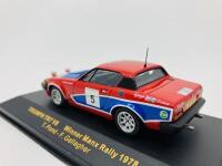Triumph: A 1:43 scale model by Minichamps of the TR7 V8 in 1978 Manx Rally winning livery, in original packaging [Location: Sydney] - 5