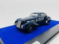 Lagonda: A 1:43 scale model by Matrix 'Louwman Museum Collection' of the 1939 V12 Lancefield Le Mans Coup&eacute;, Limited Edition (228/408), in original packaging [Location: Sydney] - 5