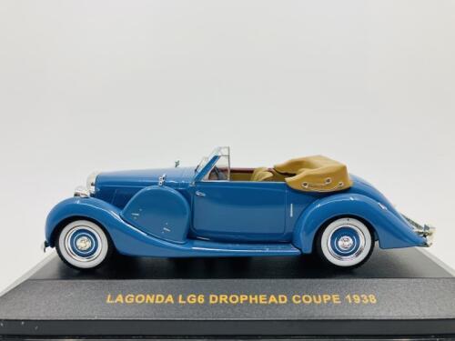 Lagonda: A 1:43 scale model by IXO of the LG6 Drophead Coupé, in original packaging [Location: Sydney]