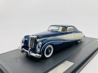 Daimler: A fine 1:43 scale model by Matrix of the 1953 DE36 Hooper 'Blue Clover' Coup&eacute;, Limited Edition (259/408), in original packaging [Location: Sydney] - 4