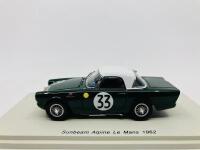 Sunbeam: A 1:43 scale model by Spark of the Alpine in 1962 Le Mans livery, in original packaging [Location: Sydney]