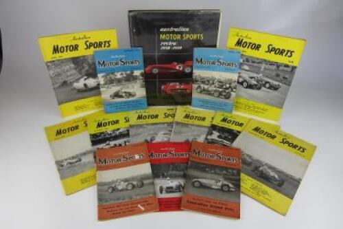 1950s: Twelve soft cover Australian Motor Sports magazines from the 1950s