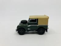 Land-Rover: A 1:43 scale by Matchbox of the 1948 Land-Rover Series 1, in original packaging [Location: Sydney]