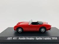 Austin-Healey: A 1:43 scale model by Detail Cars of the 1958 Sprite Mark I, in original packaging [Location: Sydney]
