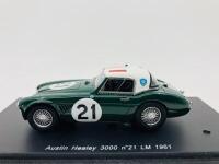 Austin-Healey: A 1:43 scale model by Spark of the 3000 in 1961&nbsp;Le Mans livery, in original packaging AMENDED [Location: Sydney]