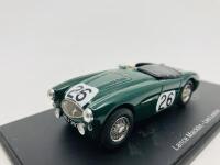 Austin-Healey: A 1:43 scale model by Spark of the 100S in 1955 Le Mans livery, in original packaging [Location: Sydney] - 4