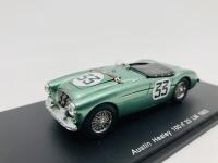 Austin-Healey: A 1:43 scale model by Spark of the 100 in 1953 Le Mans livery, in original packaging [Location: Sydney] - 4