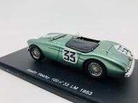 Austin-Healey: A 1:43 scale model by Spark of the 100 in 1953 Le Mans livery, in original packaging [Location: Sydney] - 5