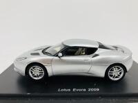 Lotus: A 1:43 scale model by Spark of the 2009 Evora in Silver, in original packaging [Location: Sydney]