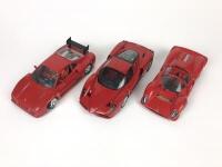 FERRARI: Three 1:18 scale Ferrari cars (NB description) - 2