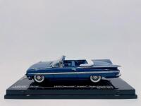 CHEVROLET: A 1:43 scale model by Vitesse of the 1959 Chevrolet Impala Convertible in Harbor Blue, complete with original packaging [Location: Sydney]