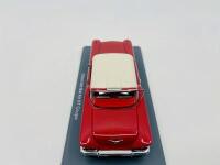 CHEVROLET: A 1:43 scale model by Neo Scale Models of the Chevrolet Bel Air HT Coupe in two-tone red and white, complete with original packaging [Location: Sydney] - 4