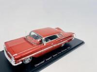 CHEVROLET: A 1:43 scale model by Spark of the 1959 Chevrolet Impala Sedan&nbsp;in red, complete with original packaging [Location: Sydney] - 5