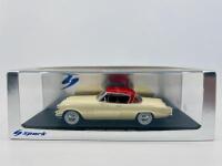STUDEBAKER: A 1:43 scale model by Spark&nbsp;of the 1953 Studebaker Champion Coupe in two-tone ivory/red, complete with original packaging [Location: Sydney] - 8