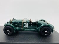 Aston Martin: A rare 1:43 scale model by S.L.M. of the 1 1/2-litre Speed Model driven by M. M. Goodall/R. Hitchens, in original packaging [Location: Sydney]