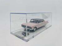CHEVROLET: A 1:43 scale model by Trax of the 1960 Chevrolet Bel Air Sedan in two tone pink and blue. Limited edition 370/415 pieces, complete with original packaging [Location: Sydney] - 7