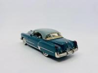 CADILLAC: A 1:43 scale model by Western Models of the 1949 Cadillac Series 62 Coupe De Ville&nbsp;in two tone blue, complete with original packaging [Location: Sydney] - 3