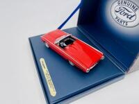FORD: A 1:43 scale model by Motorhead Miniatures of the 1962 Ford Thunderbird Sports Roadster in Ragoon Red, limited edition, complete with original packaging [Location: Sydney] - 3