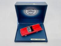 FORD: A 1:43 scale model by Motorhead Miniatures of the 1962 Ford Thunderbird Sports Roadster in Ragoon Red, limited edition, complete with original packaging [Location: Sydney] - 4