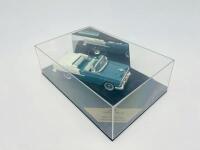 CHEVROLET: A 1:43 scale model by Vitesse&nbsp;of the 1955 Chevrolet Bel Air Convertible in two-tone Turquoise and India Ivory, complete with original packaging [Location: Sydney] - 5