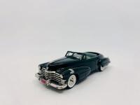 CADILLAC: A 1:43 scale model by Brooklin Models of the 1947 Cadillac Series 62 Convertible in green, complete with original packaging [Location: Sydney] - 2