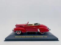 GRAHAM-PAIGE: A 1:43 scale model by IXO&nbsp;Models of the 1939 Graham-Paige Roadster "Sharknose"&nbsp;in red, complete with original packaging [Location: Sydney]