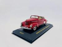 GRAHAM-PAIGE: A 1:43 scale model by IXO&nbsp;Models of the 1939 Graham-Paige Roadster "Sharknose"&nbsp;in red, complete with original packaging [Location: Sydney] - 2