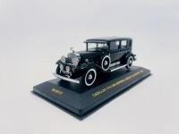 CADILLAC: A 1:43 scale model by IXO Models of the 1930 Cadillac V16 LWB Imperial Sedan "Al Capone", complete with original packaging [Location: Sydney] - 2