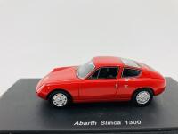 ABARTH: A 1:43 scale model by Spark 'White Line' of the Simca 1300, in original packaging [Location: Sydney]