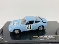 ABARTH: A 1:43 scale model by IXO of the Simca 1300 in 1962 Le Mans livery, in original packaging [Location: Sydney]
