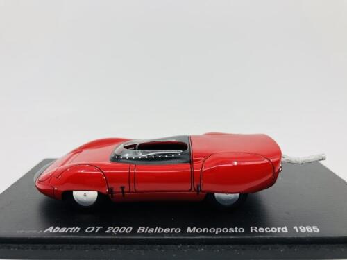 12 · ABARTH: A 1:43 scale model by Spark 'White Line' of the 1965 OT 2000 Bialbero Monoposto Record, in original packaging [Location: Sydney]