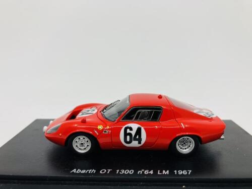 ABARTH: A 1:43 scale model by Spark 'White Line' of the 1967 OT 1300 in Le Mans livery, in original packaging [Location: Sydney]