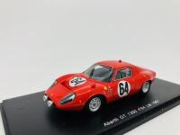 ABARTH: A 1:43 scale model by Spark 'White Line' of the 1967 OT 1300 in Le Mans livery, in original packaging [Location: Sydney] - 4