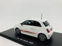 ABARTH: A 1:43 scale model by Spark 'White Line' of the 2008 500, in original packaging [Location: Sydney] - 5