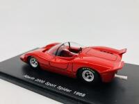 ABARTH: A 1:43 scale model by Spark 'White Line' of the 1968&nbsp;2000 Sport Spider, in original packaging [Location: Sydney] - 5