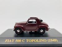 FIAT: A 1:43 scale model by IXO of the 500C Topolino, in original packaging [Location: Sydney]