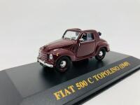FIAT: A 1:43 scale model by IXO of the 500C Topolino, in original packaging [Location: Sydney] - 4
