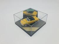 FIAT: A 1:43 scale model by Vitesse of the 124 Spider in Giallo, in original packaging [Location: Sydney] - 2