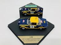 FIAT: A 1:43 scale model by Vitesse of the 124 Abarth Rally in 1976 Monte Carlo Rally&nbsp;livery, in original packaging [Location: Sydney]