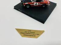 FIAT: A 1:43 scale model by Vitesse of the 124 Abarth Rally in 1972 Acropolis Rally livery, in original packaging [Location: Sydney] - 3