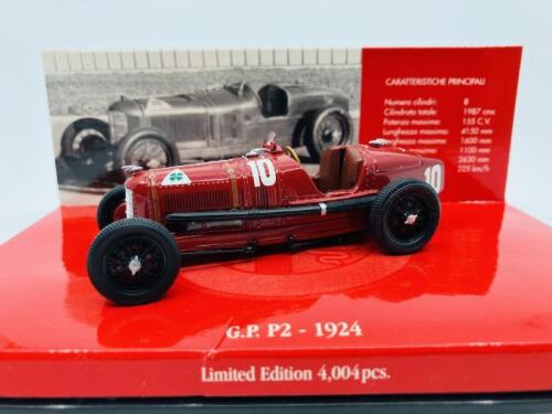 ALFA ROMEO: A 1:43 scale model by Minichamps of the 1924 Tipo P2 Grand Prix, Limited Edition (4,004 pieces), in original packaging [Location: Sydney]