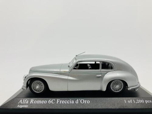 ALFA ROMEO: A 1:43 scale model Minichamps of the 1947 6C 2500 SS 'Freccia d'Oro' Coupé, Limited Edition (1,200 pieces), in original packaging [Location: Sydney]