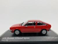 ALFA ROMEO: A 1:43 scale model by Minichamps of the 1976 Alfasud Sprint in Rosso Alfa, Limited Edition (1,632 pieces), in original packaging [Location: Sydney]