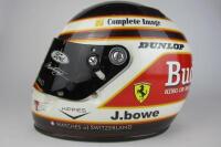 MOTORSPORT: A John Bowe used racing helmet with Mustang, Dunlop and Bud beer livery.&nbsp;&nbsp; - 8