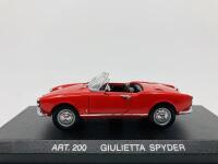 ALFA ROMEO: A 1:43 scale model by Detail Cars of the Giulietta&nbsp;Spyder, in original packaging [Location: Sydney]